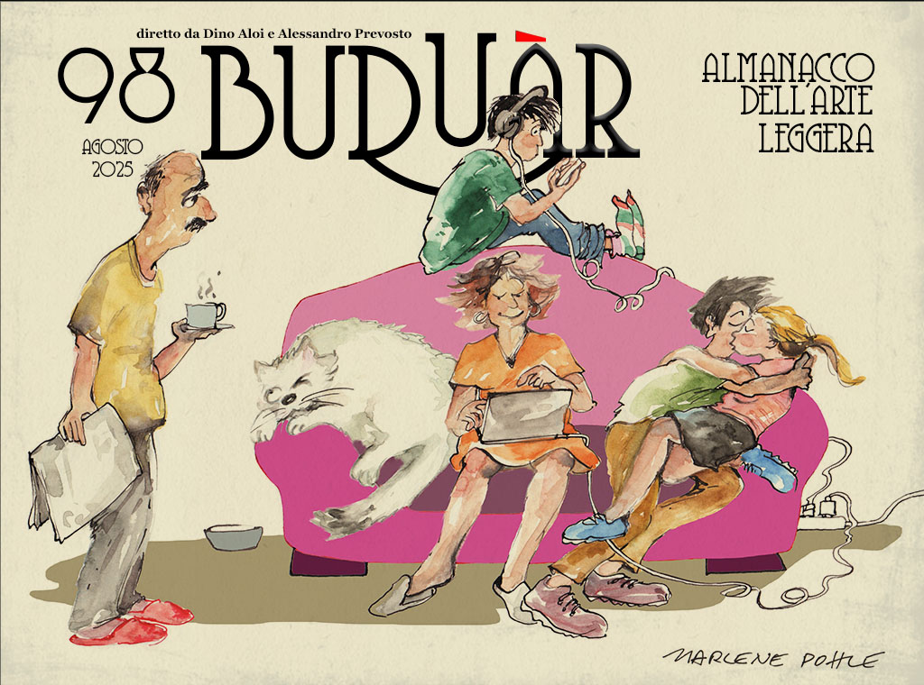Copertina di Buduàr 98, disegnata da marlene Phole