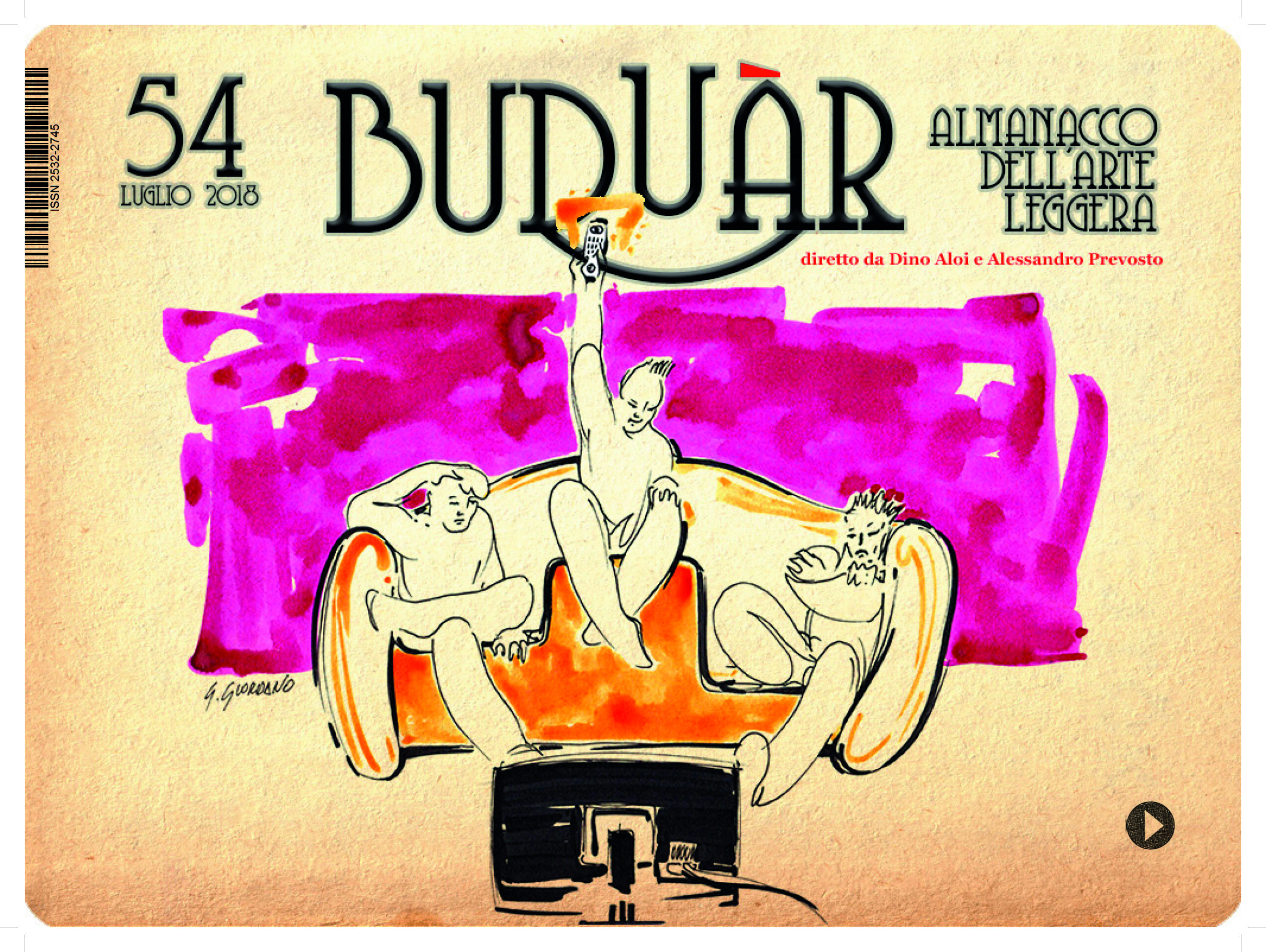 Buduàr 54, copertina di Giudo Giordano