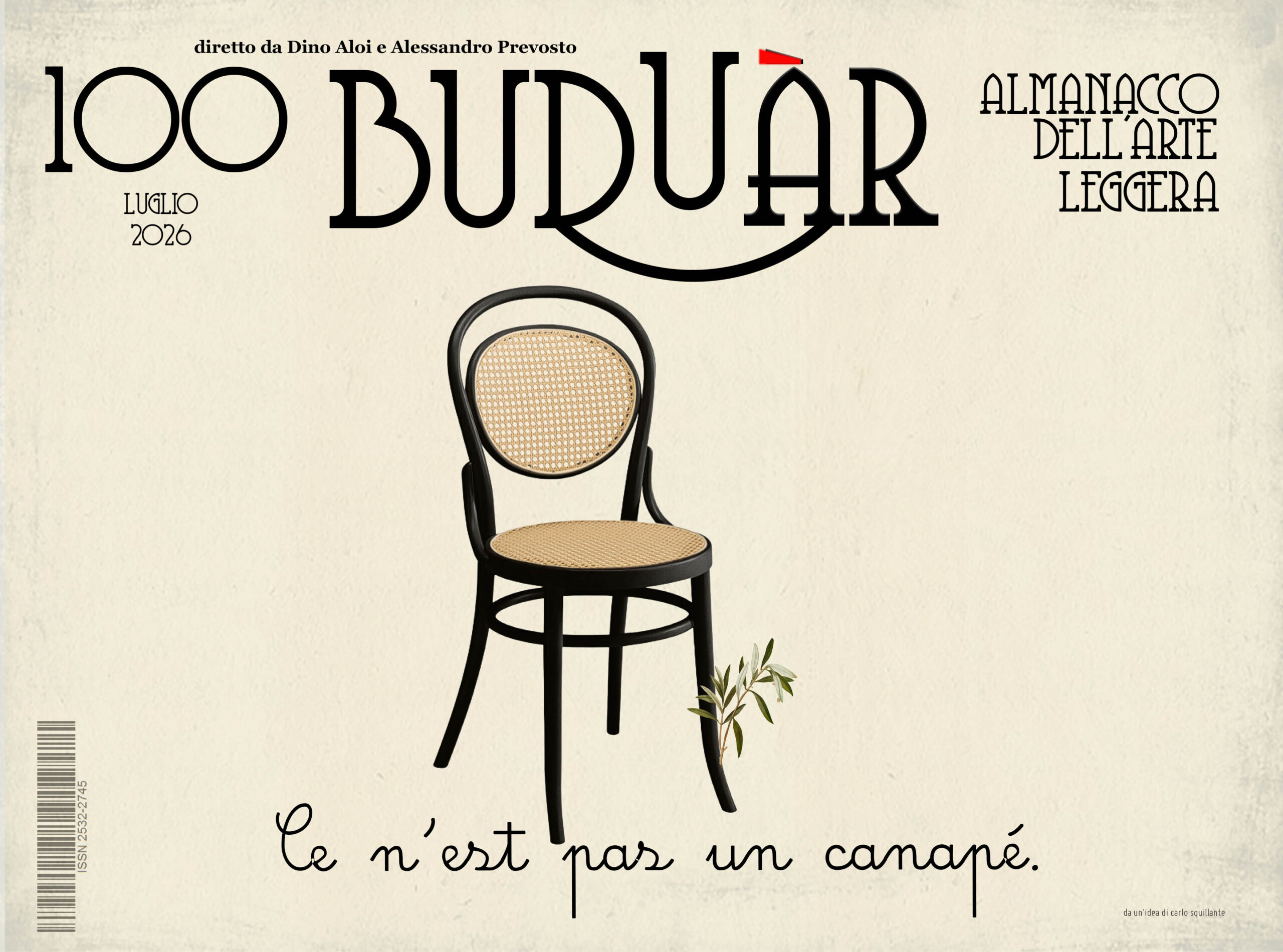 Copertina di Buduàr 100 – Almanacco dell'Arte Leggera