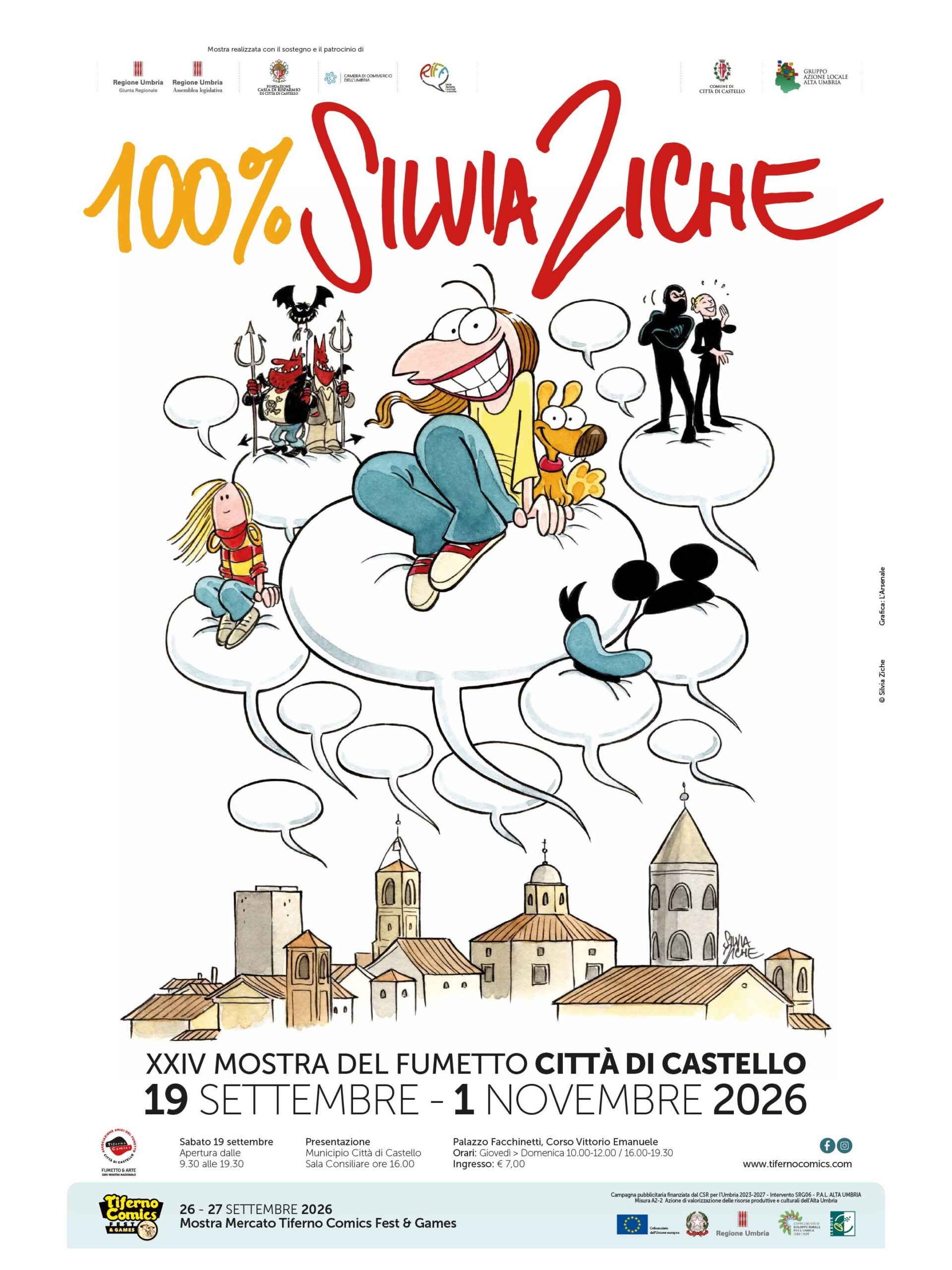 100% Silvia Ziche – Tiferno Comics 2026
