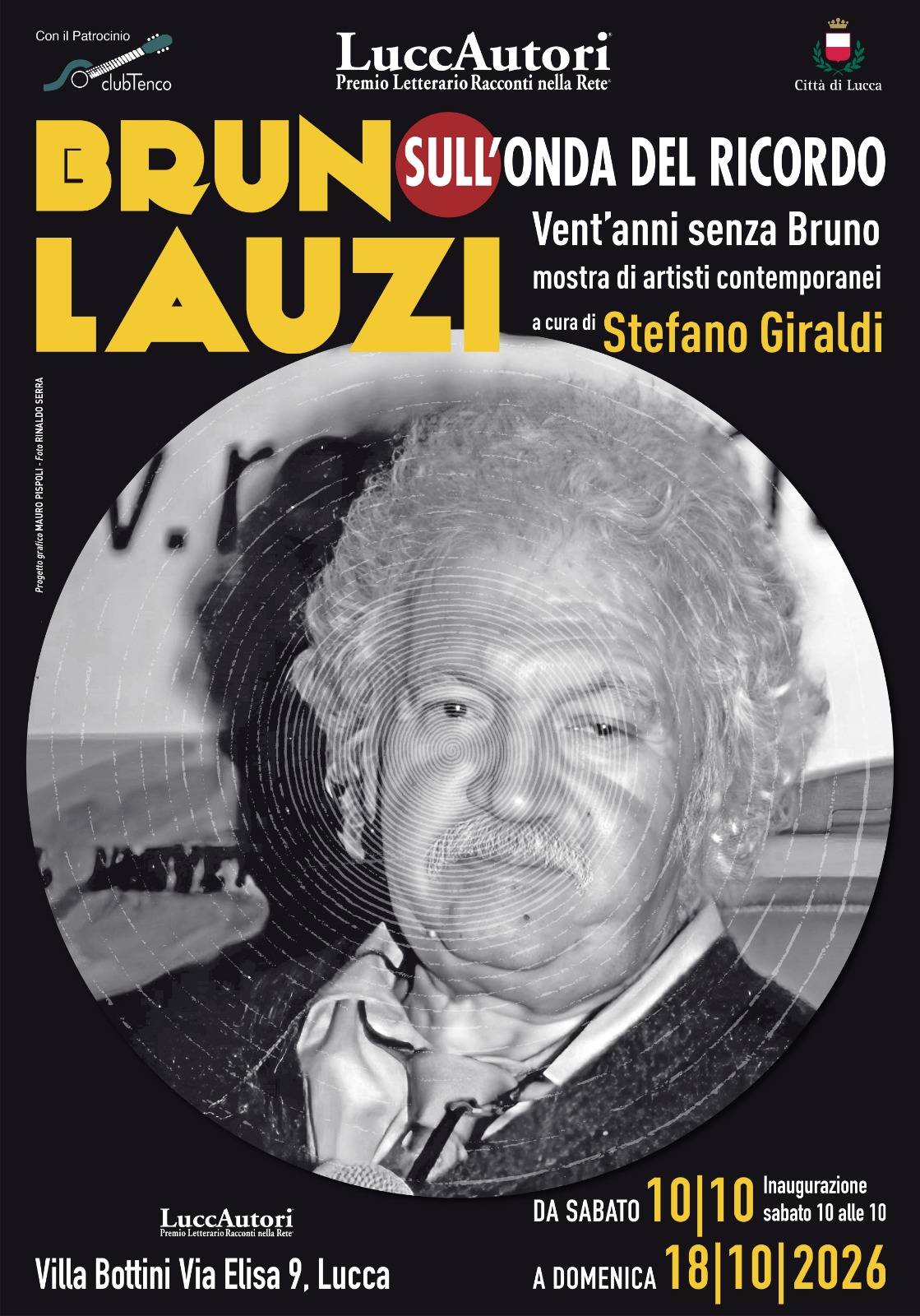 Locandina Bruno Lauzi, sull'onda del ricordo