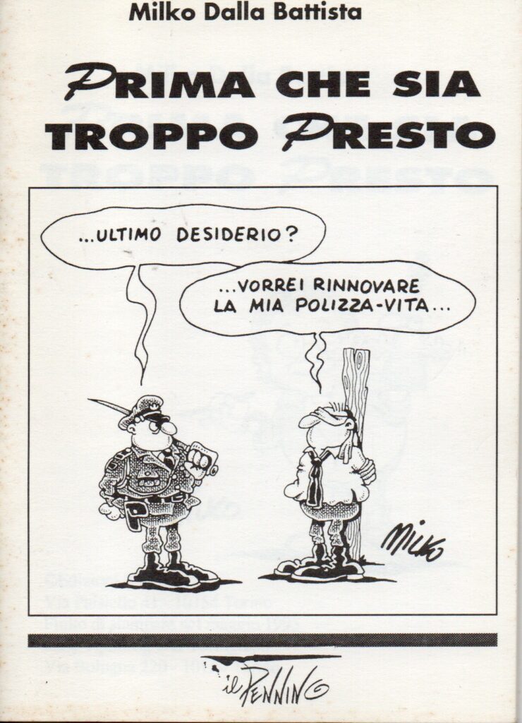Copertina di Prima che sia troppo presto