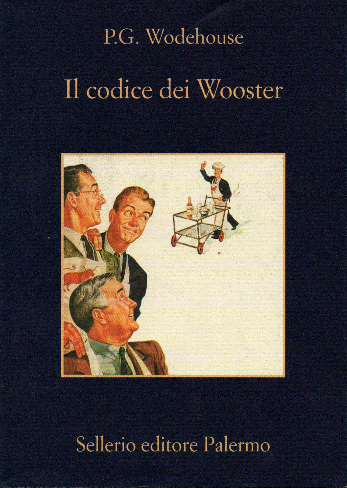 Copertina del romanzo Il codice dei Wooster di P. G. Wodehouse, edizione Sellerio